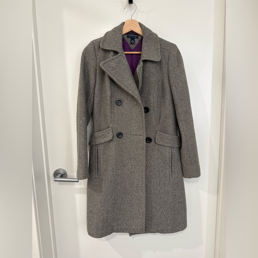 Tommy Hilfiger women's wool-blend double-breasted coat